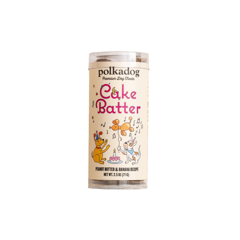 Polkadog Soft & Chewy Cake Batter Dog Treats - 2.5 oz
