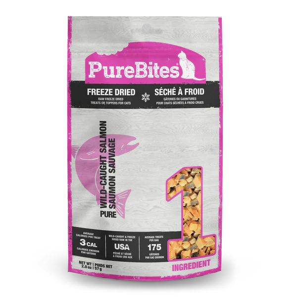 PureBites Salmon Freeze Dried Cat Treat
