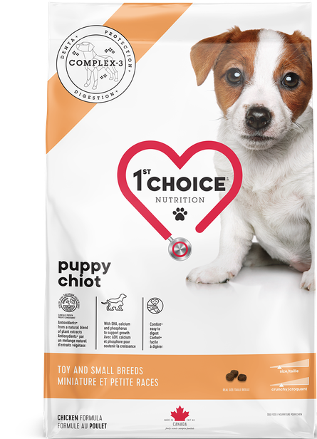 1st Choice Toy & Small Breed Puppy Food - Chicken 🍁