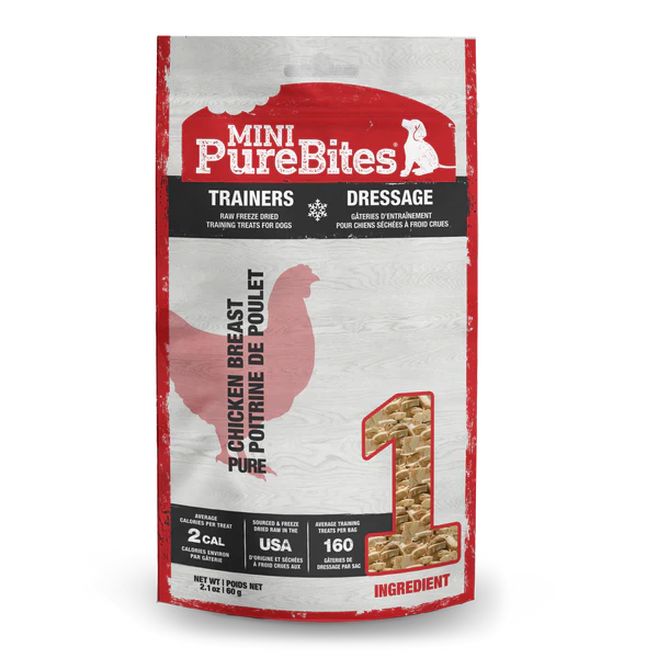 PureBites Mini Trainers Chicken Breast 60g/2.1oz
