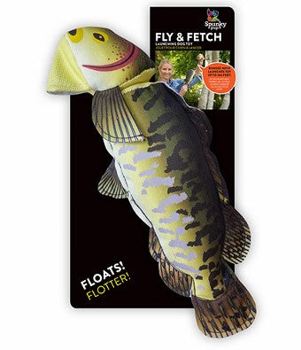 Spunky Pup Fly & Fetch Fish Dog Toy