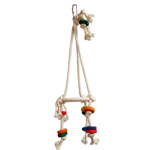 Zoo-Max Cotton Pyramid Parrot Swing (SM-Med-LG-XL) - 013