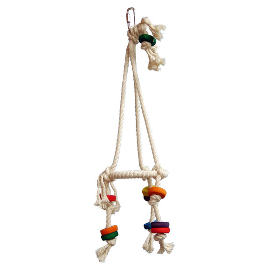 Zoo-Max Cotton Pyramid Parrot Swing (SM-Med-LG-XL) - 013 🍁