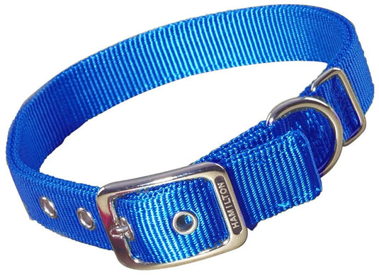 Hamilton Double Thick Nylon Collar w Buckle - Standard Series 1" (18-32"L)