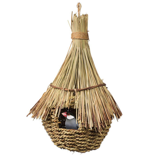 Prevue Hendryx Large Tiki Hut Bird Nest - 9