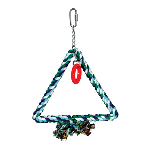 Featherland Paradise Cotton Triangle Parrot Swing
