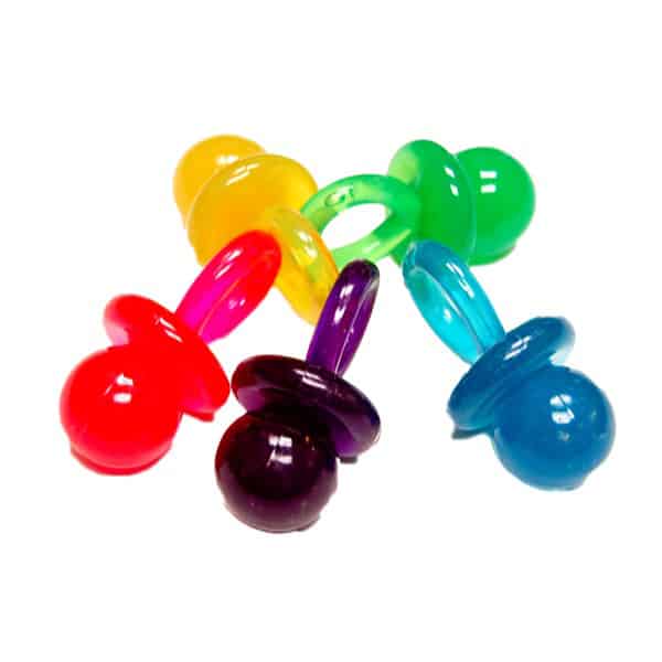 Bird & Small Pet Toy Parts - Plastic Pacifiers
