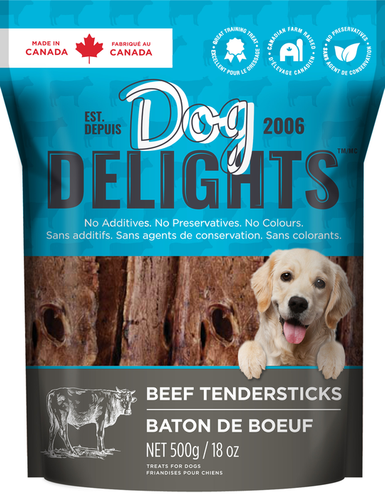 Dog Delights Beef Tender Sticks 500g / 18 oz