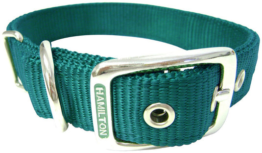 Hamilton Double Thick Nylon Collar w Buckle - Standard Series 1" (18-32"L)