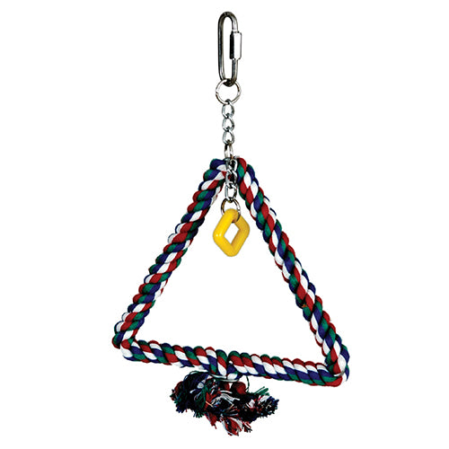 Featherland Paradise Cotton Triangle Parrot Swing
