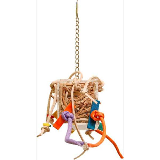 Zoo-Max Crazy Leather Foraging Box Parrot Toy - 276