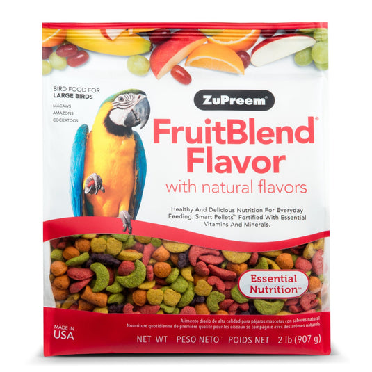 ZuPreem FruitBlend Daily Nutrition Large Parrot Pellet