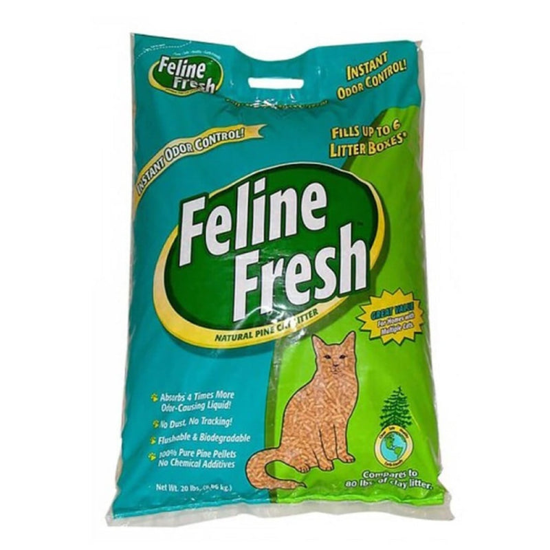 Natural Pine Pellet Cat Litter - 40lbs
