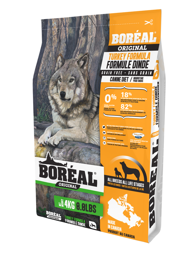 BORÉAL Original Grain Free Dog Food - Turkey
