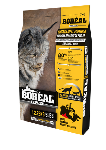 BORÉAL Proper Low Carb Grains Cat Food Chicken