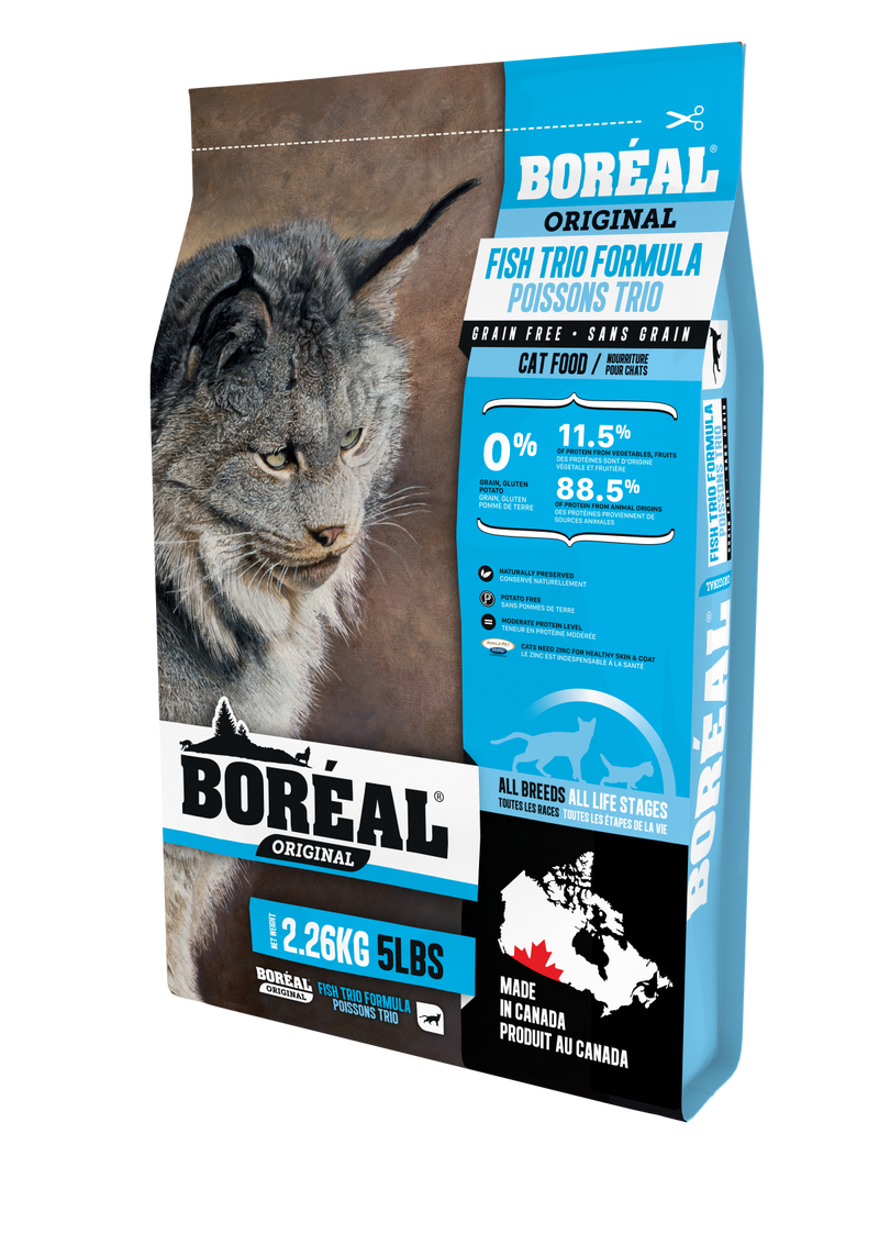 BORÉAL Original Grain Free Cat Food Fish Trio
