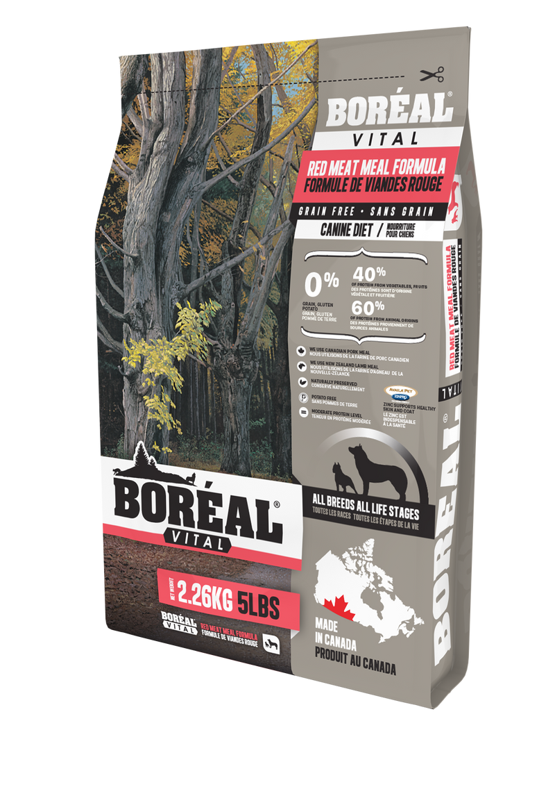 BORÉAL Vital Grain Free Dog Food - Red Meat
