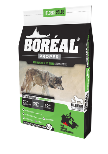 BORÉAL Proper Low Carb Grains Dog Food - Chicken