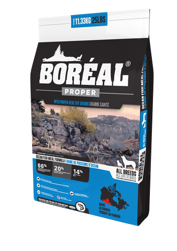 BORÉAL Proper Low Carb Grains Dog Food - Ocean Fish