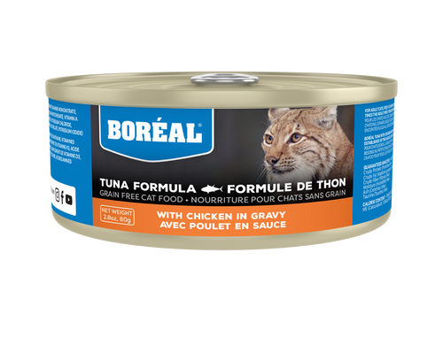 BORÉAL Red Tuna & Chicken in Gravy Wet Cat Food