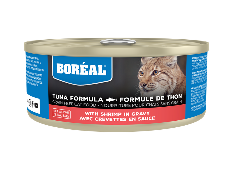 BORÉAL Red Tuna & Shrimp in Gravy Wet Cat Food
