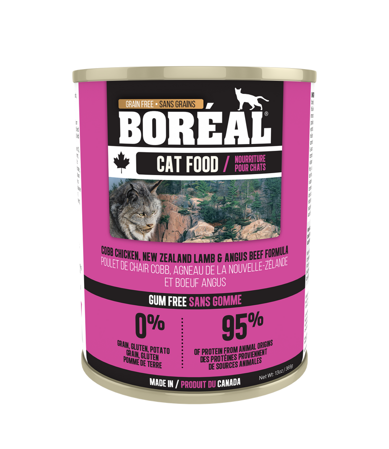 BORÉAL Cobb Chicken, New Zealand Lamb & Angus Beef Cat Food 🍁
