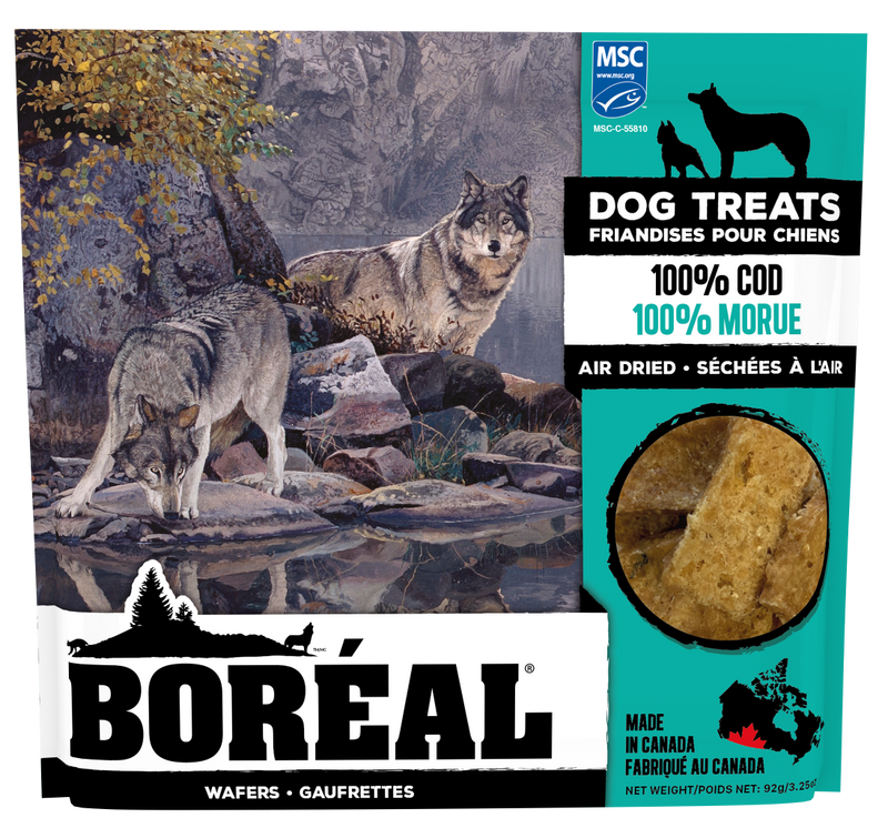 Boréal 100% Cod Wafers Dog Treat
