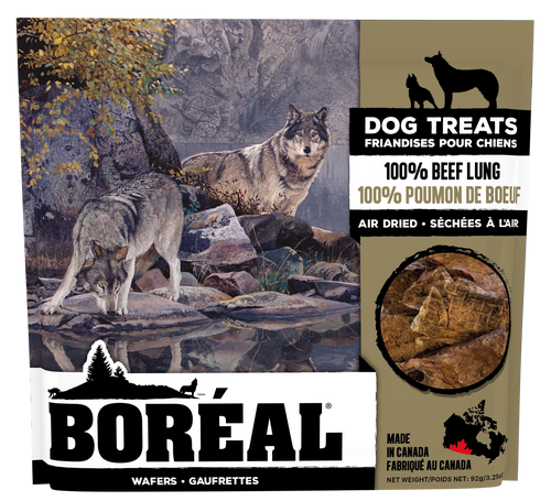 Boréal 100% Beef Lung Wafers Dog Treat 🍁