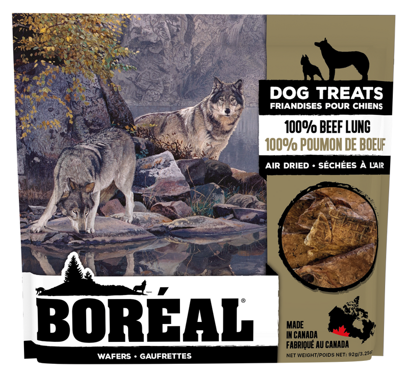 Boréal 100% Beef Lung Wafers Dog Treat 🍁
