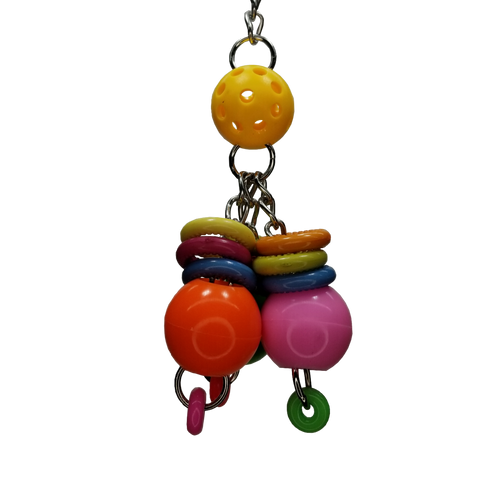 Billy Bird Toys Rattle Rings Small Parrot Enrichment -  4039 🍁