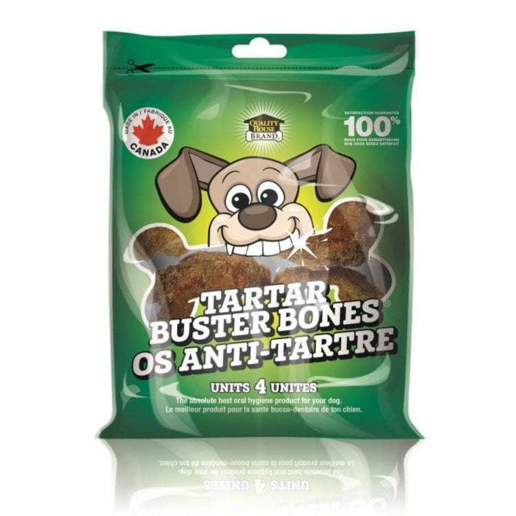 Tartar Buster Bones 4 Pack - Oral Hygiene Dog Bones
