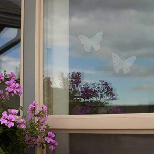 WindowAlert Bird Anti-Collision Decals - UV-Reflective Window Decal to Protect Wild Birds from Glass Collisions