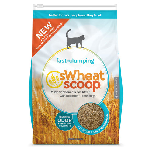 sWheat Scoop Fast Clumping Natural Cat Litter