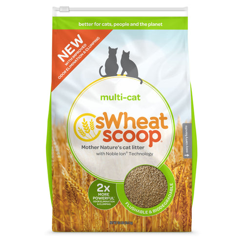 sWheat Scoop Multi-Cat Natural Cat Litter - Clumping