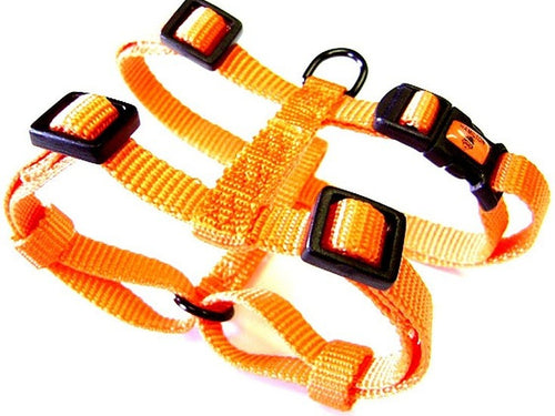 Hamilton Adjustable H Style Dog Harness - Sherbet Series