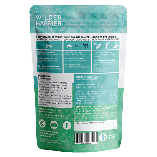 Wilder Harrier Hypoallergenic Cricket Training Dog Treats - 4 Flavours