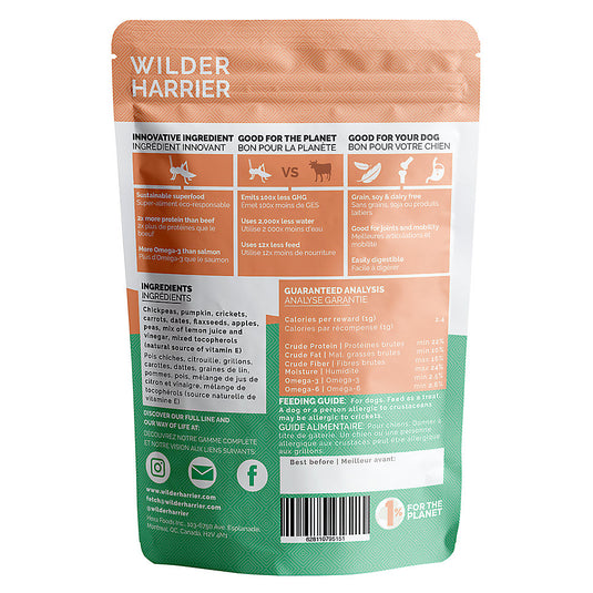 Wilder Harrier Hypoallergenic Cricket Training Dog Treats - 4 Flavours