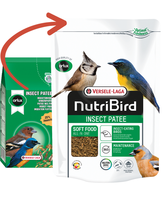 NutriBird Insect Patee - Complete feed for all insect-eating birds EXP 9/2024