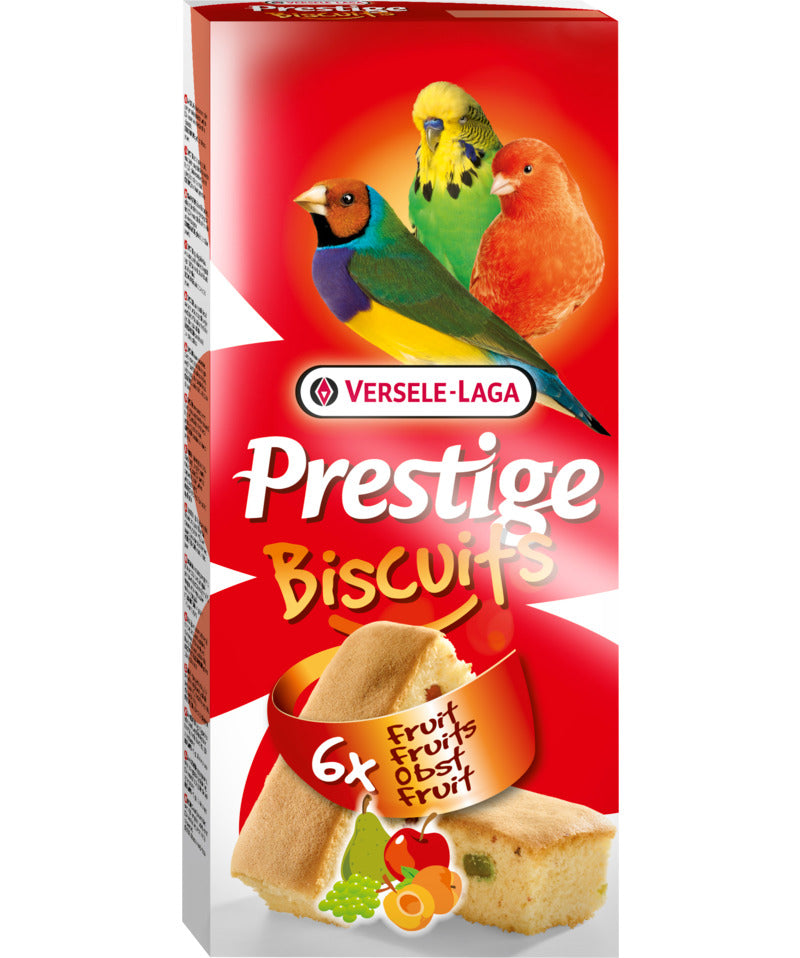 Versele-Laga Prestige Biscuits Fruit 6 Pack - Exotic Wings and Pet Things
