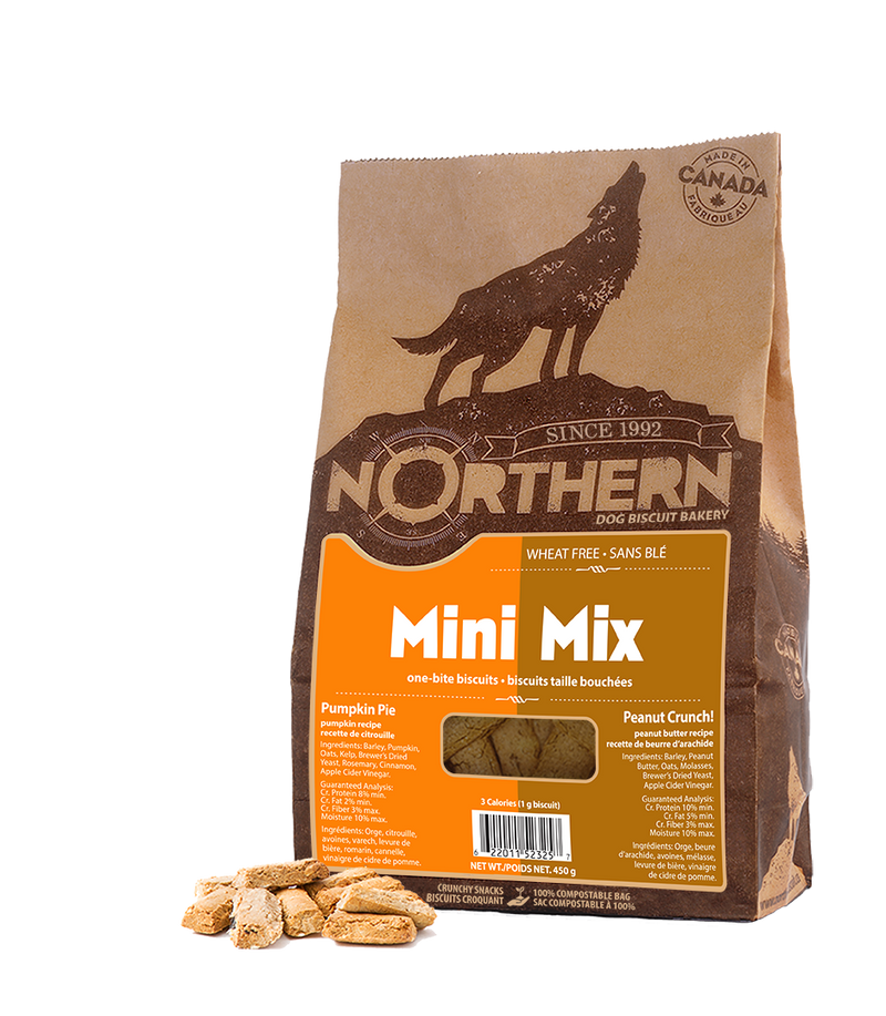 Northern Biscuit Vegan Mini Mix Pumpkin Pie & Peanut Crunch - 450g Case
