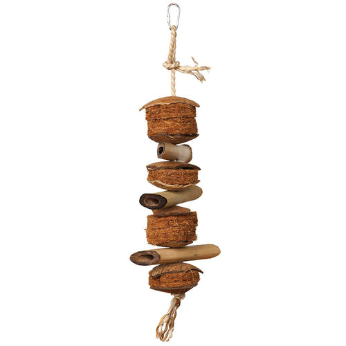 Prevue Hendryx Coco & Bamboo Medium/Large Bird Toy - 62800