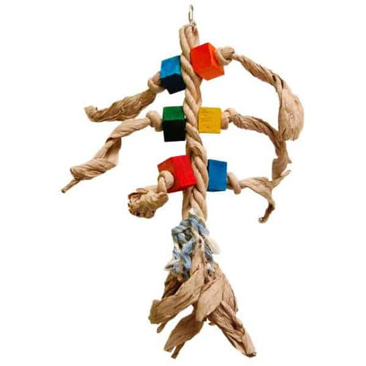 Zoo-Max Zigzag Parrot Shredding Toy SM-MED