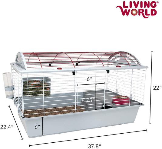 Living World Large Deluxe Habitat Rabbit/Guinea Pig/Chinchilla - 61858