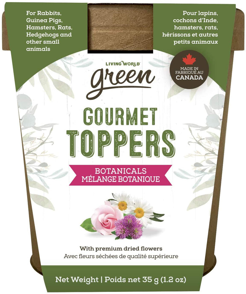 Living World Green Gourmet Toppers Small Pet - Botanicals - 65369
