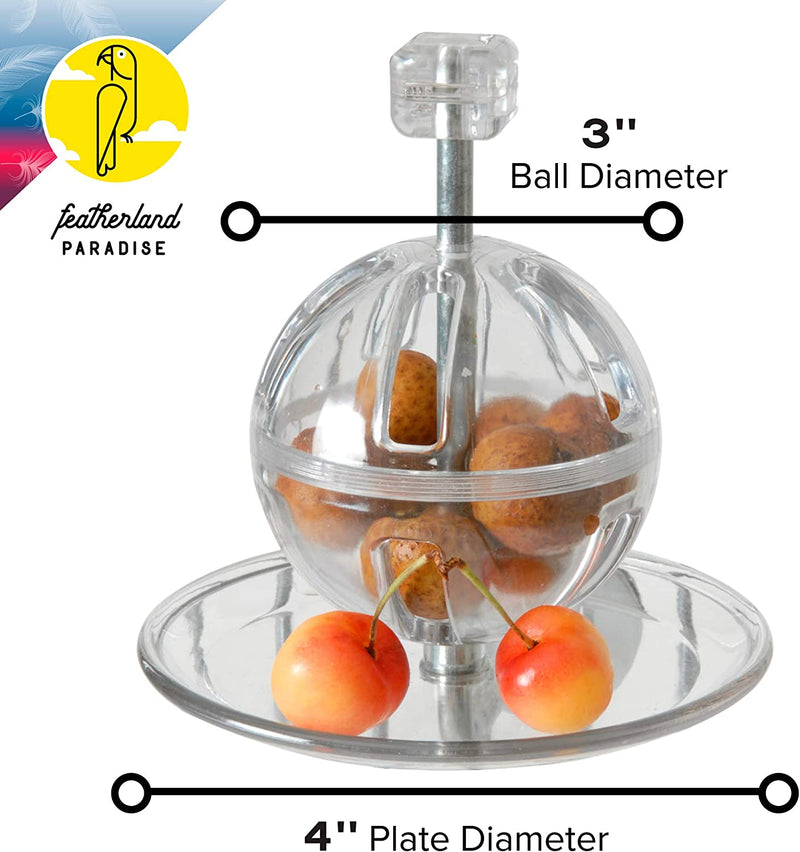 Featherland Paradise Bolt-On Buffet Ball Parrot Foraging Toy
