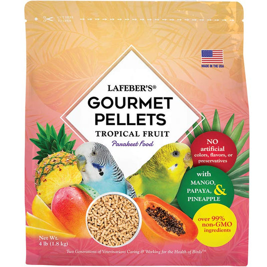 Lafeber's Tropical Fruit Gourmet Budgie/Parakeet Pellet EXP 9/2024