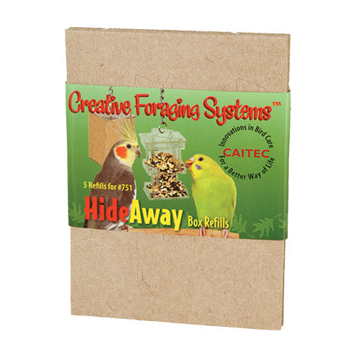 Featherland Paradise Hide Away Foraging Feeder Small Bird Toy
