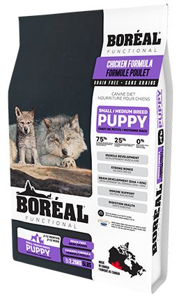 BORÉAL Functional Small & Medium Breed Puppy Food - Chicken 🍁
