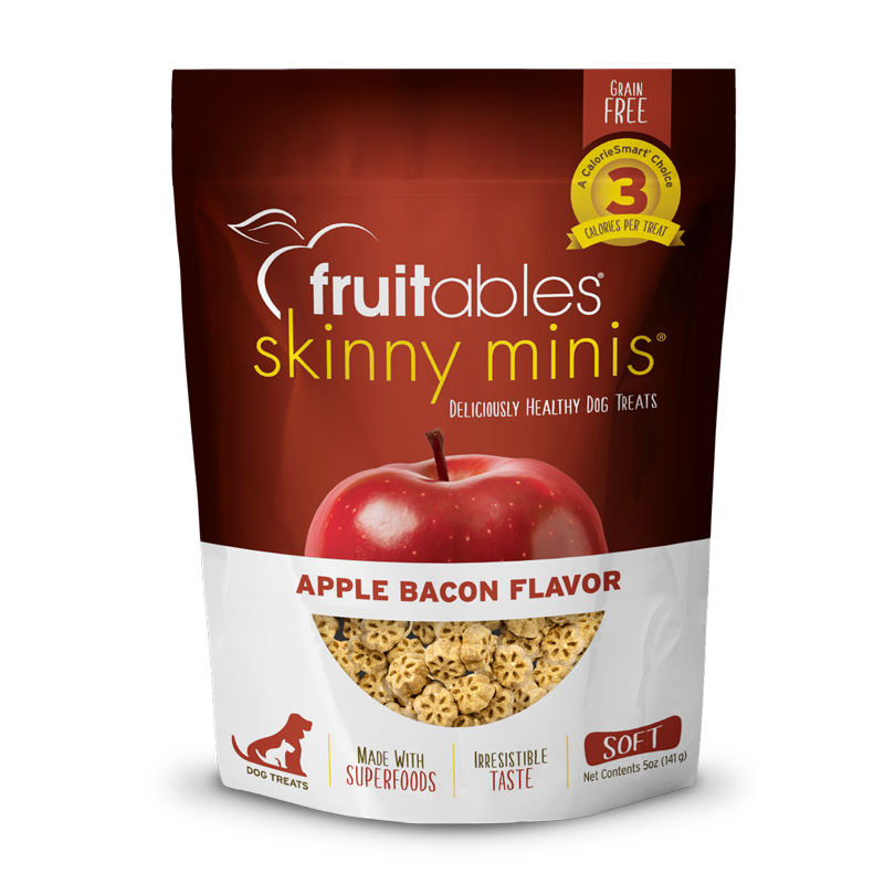 Fruitables Skinny Minis Apple & Bacon Dog Treat
