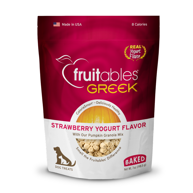 Fruitables Greek Strawberry Yogurt Dog Treat 7oz
